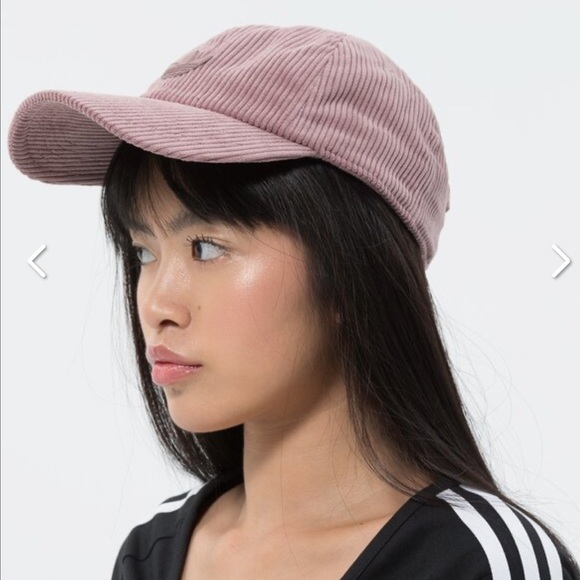 Adidas unisex corduroy dusty pink baseball cap - Picture 2 of 7